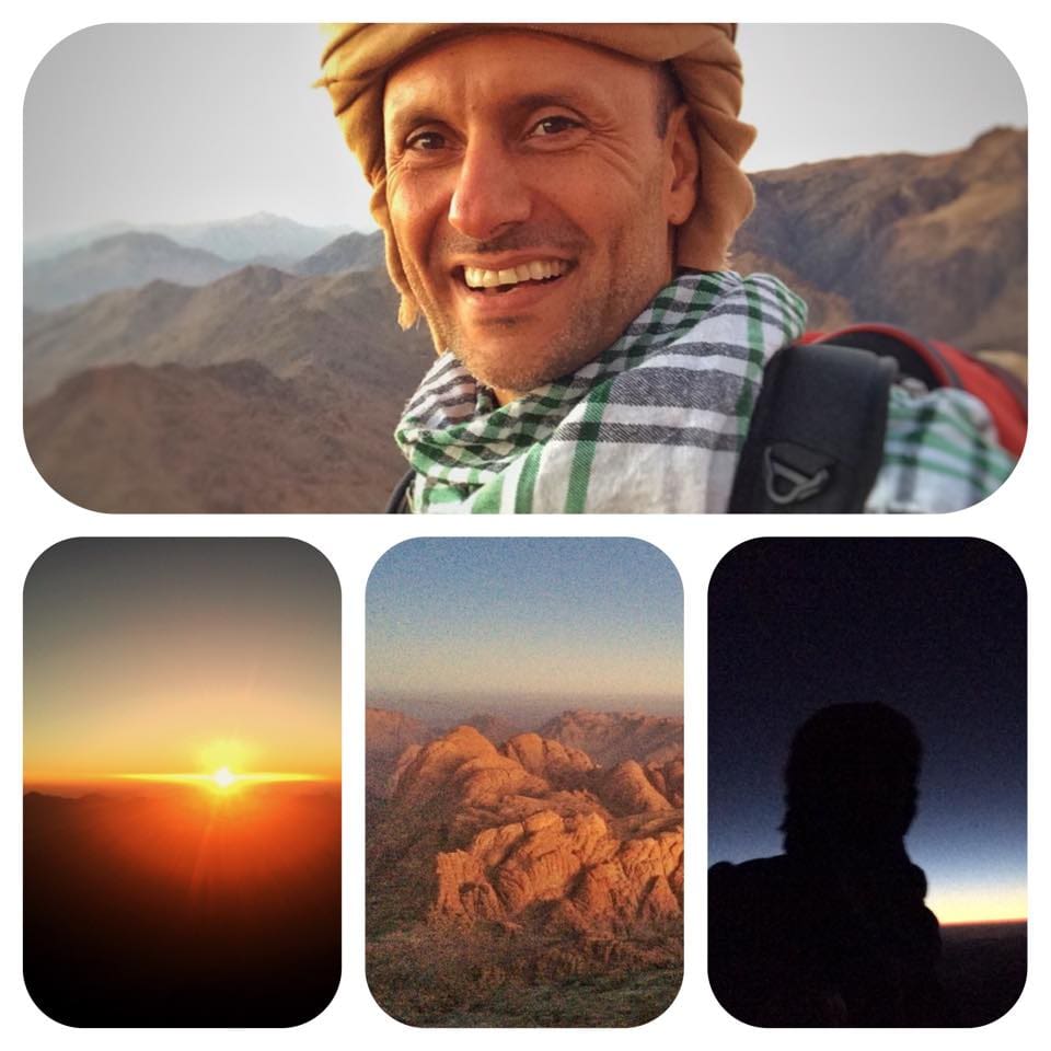 Amir Khalighi Climbing Mount Sinai