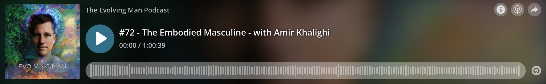 amir khalighi on evolving man podcast